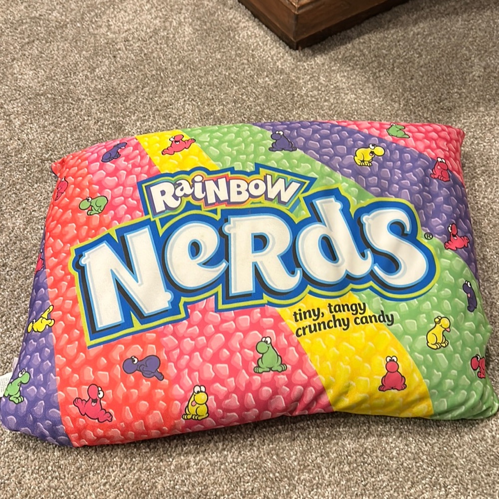 NERDS candy pillow. Used in good condition.